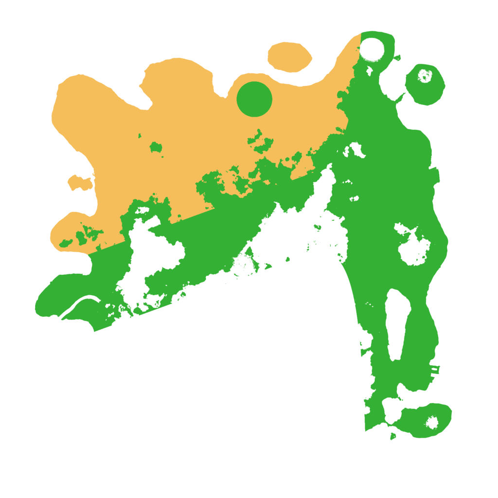 Biome Rust Map: Procedural Map, Size: 3700, Seed: 179489619