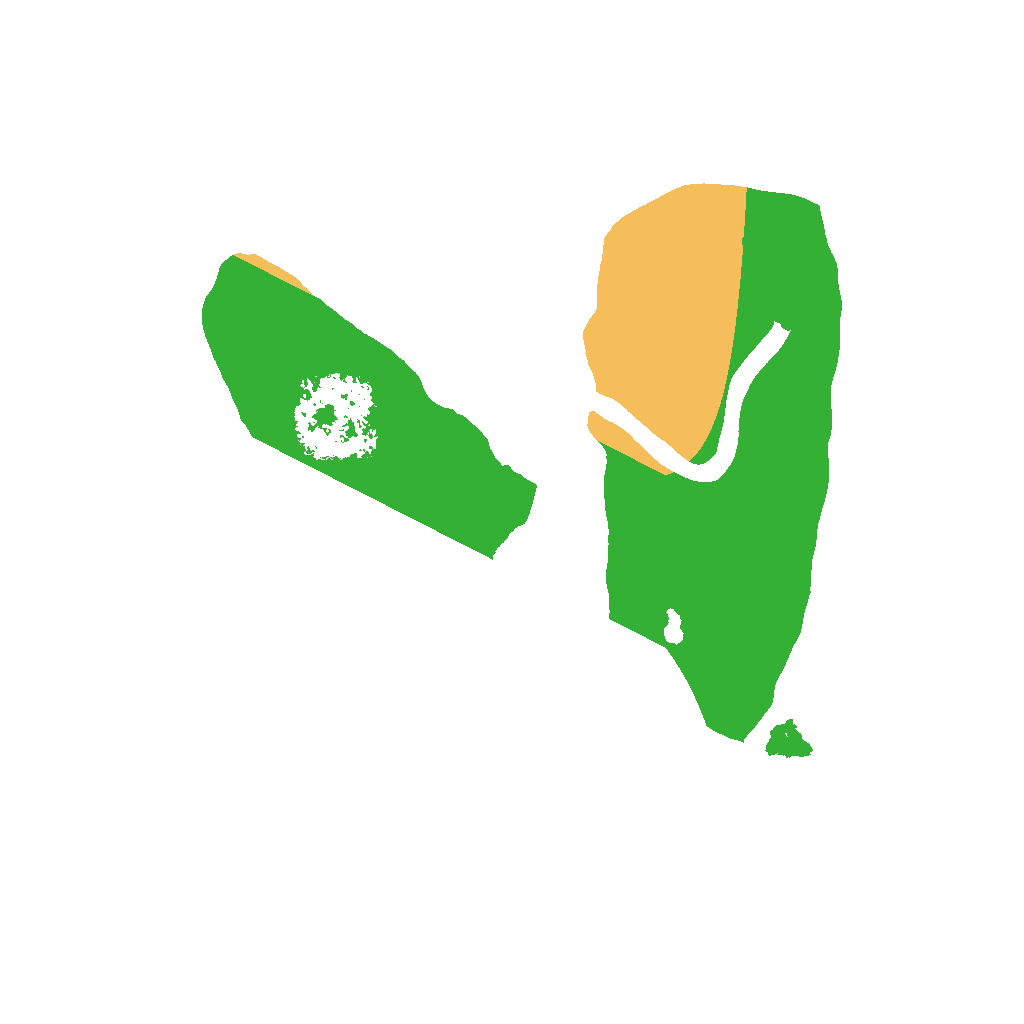 Biome Rust Map: Procedural Map, Size: 1234, Seed: 3