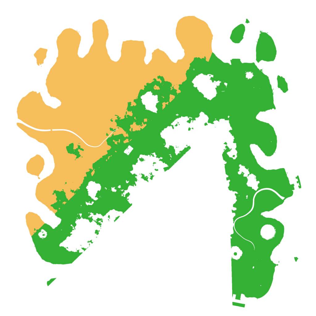 Biome Rust Map: Procedural Map, Size: 3750, Seed: 889770081