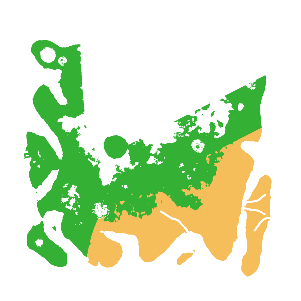 Biome Rust Map: Procedural Map, Size: 3500, Seed: 530123149