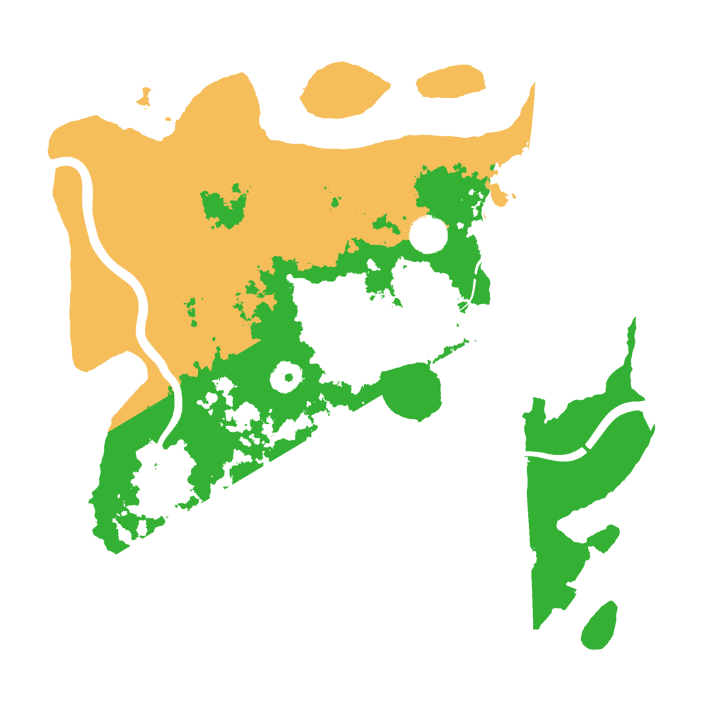 Biome Rust Map: Procedural Map, Size: 3500, Seed: 838760093
