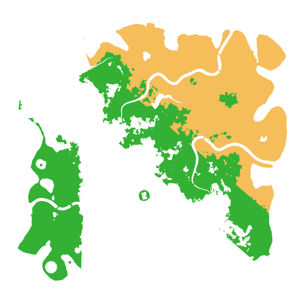 Biome Rust Map: Procedural Map, Size: 4500, Seed: 224505074