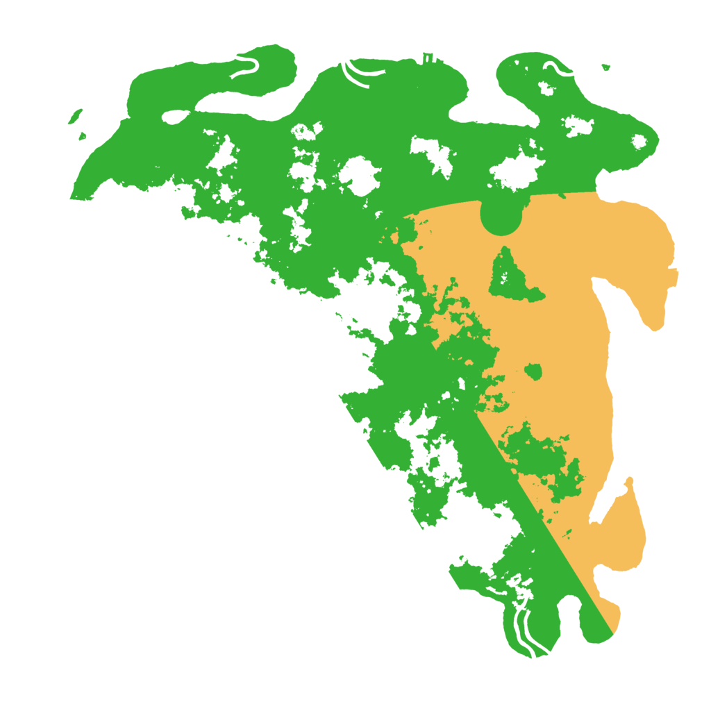 Biome Rust Map: Procedural Map, Size: 4500, Seed: 116456573