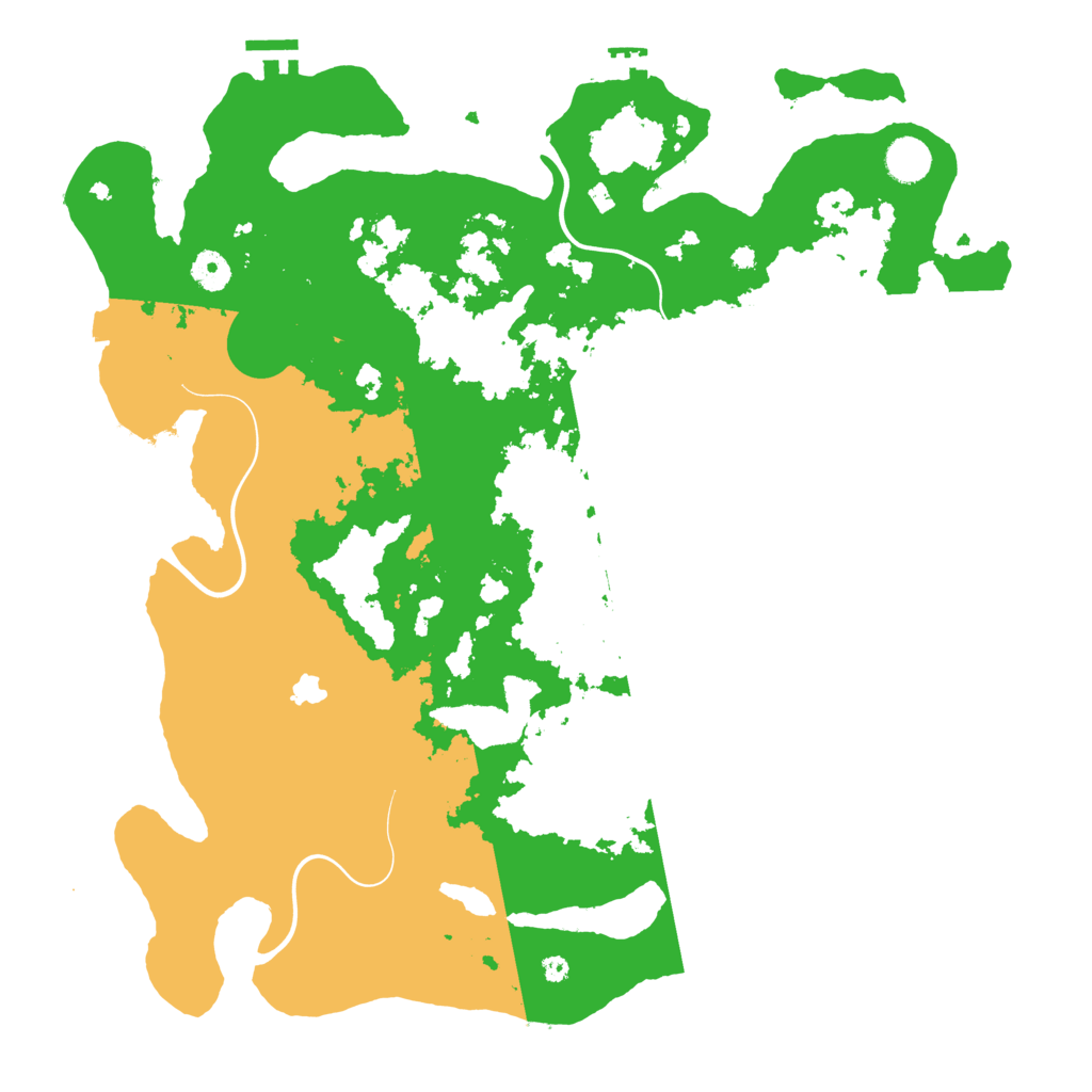 Biome Rust Map: Procedural Map, Size: 4200, Seed: 156156