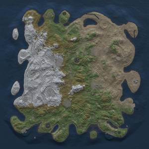 Thumbnail Rust Map: Procedural Map, Size: 4500, Seed: 1181592637, 17 Monuments