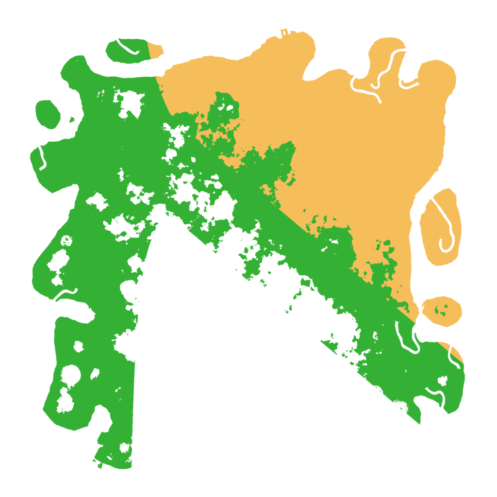 Biome Rust Map: Procedural Map, Size: 4500, Seed: 589016106