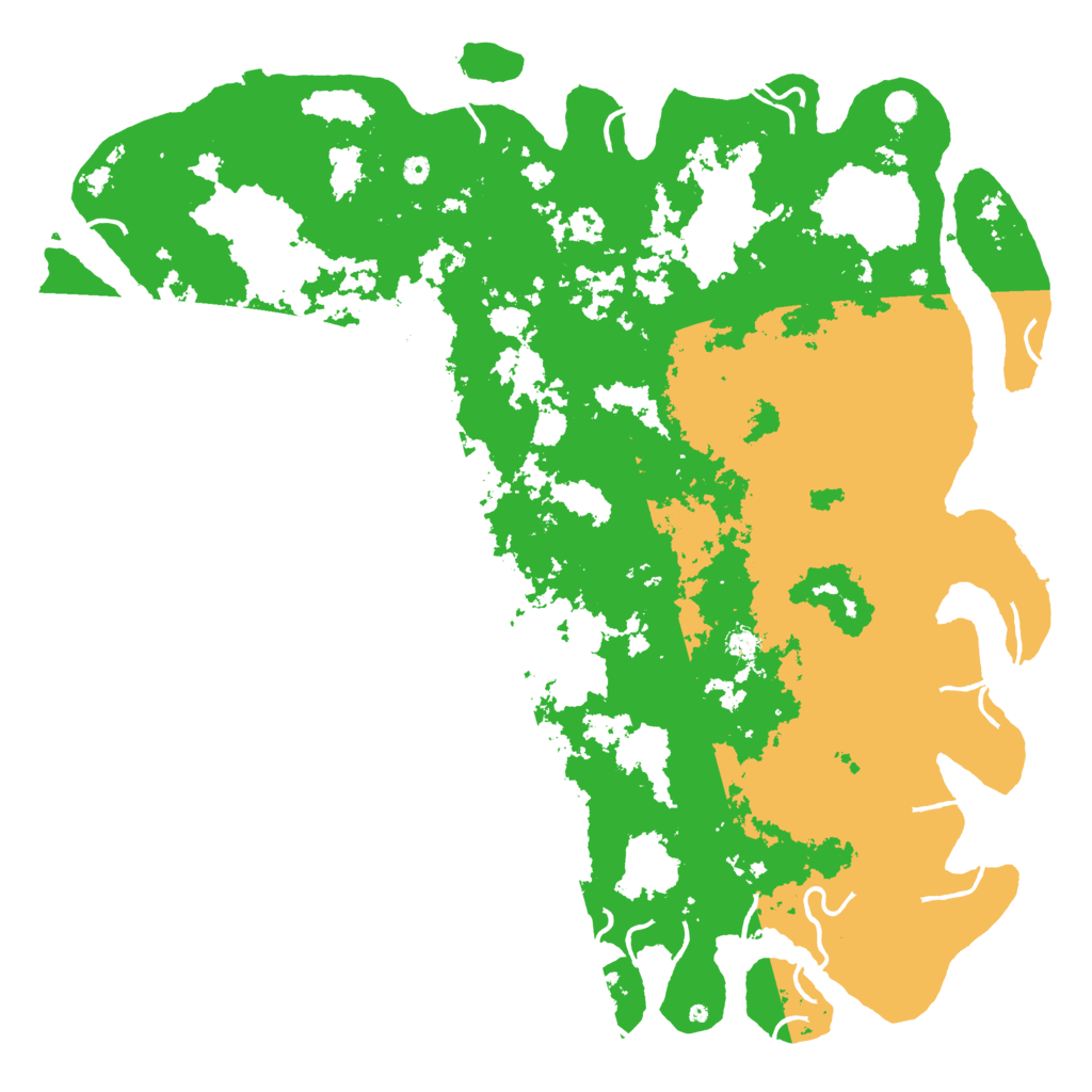 Biome Rust Map: Procedural Map, Size: 6000, Seed: 66268265