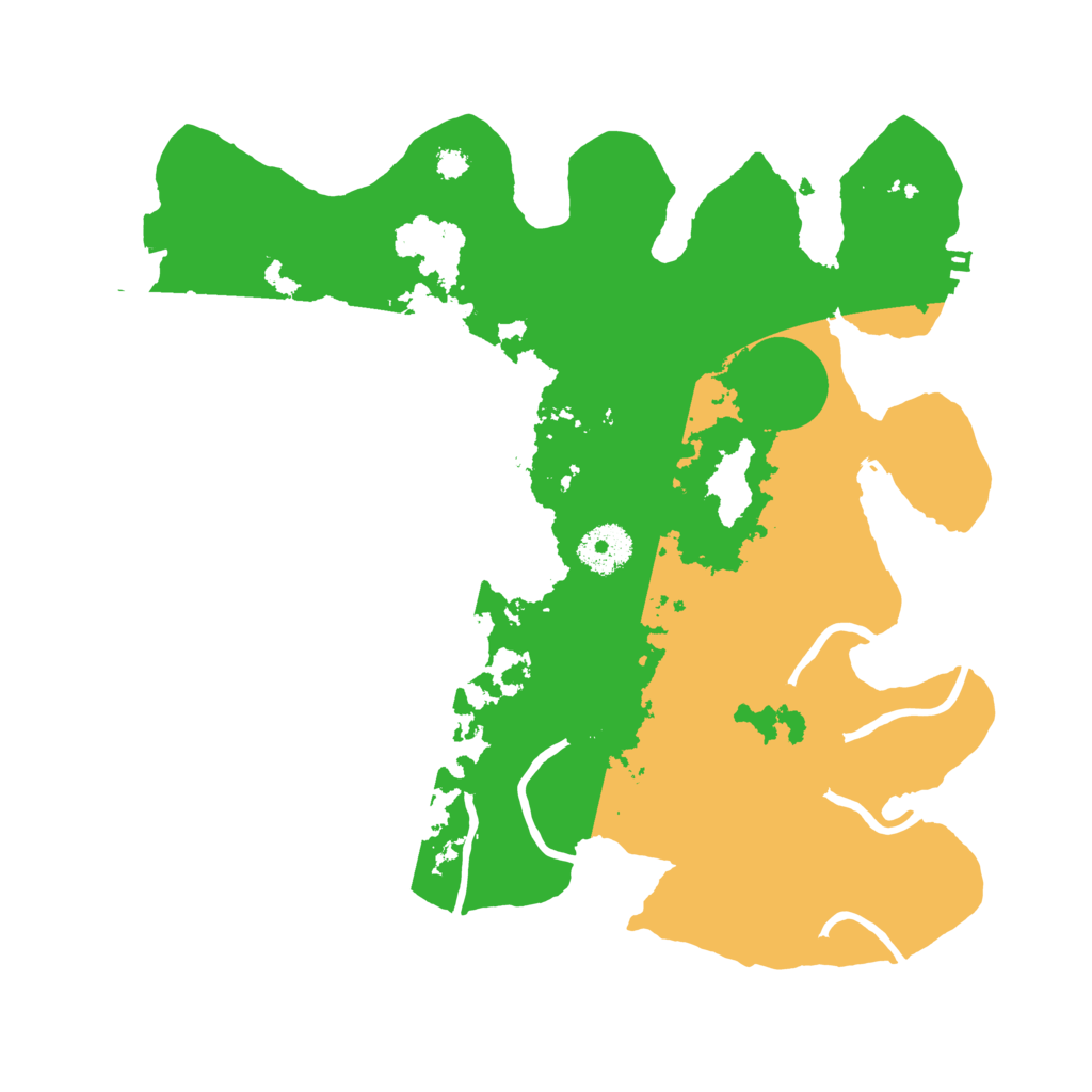 Biome Rust Map: Procedural Map, Size: 3250, Seed: 921573667