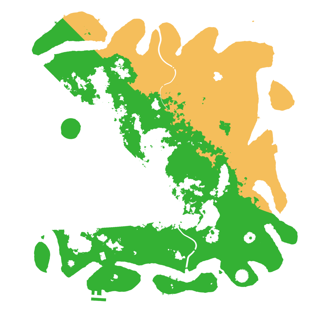 Biome Rust Map: Procedural Map, Size: 4250, Seed: 1392056273