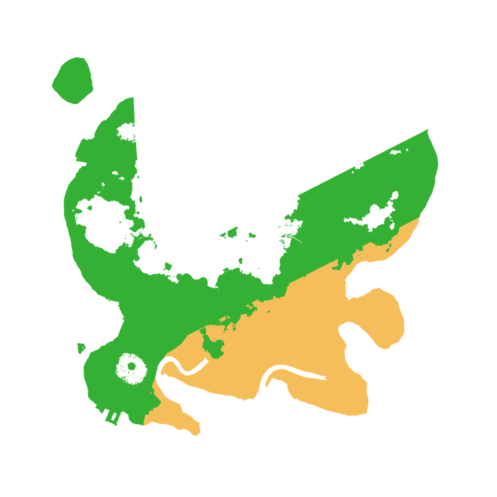 Biome Rust Map: Procedural Map, Size: 2500, Seed: 66859