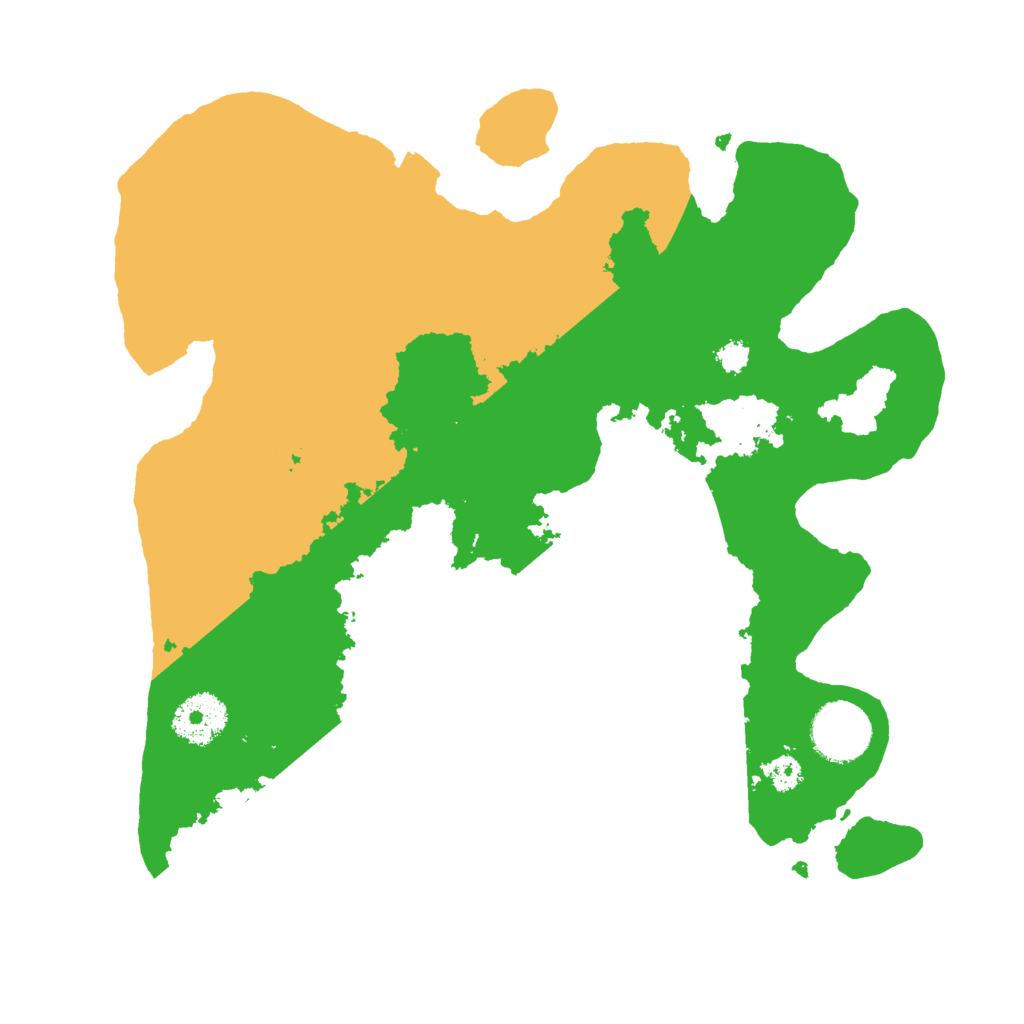 Biome Rust Map: Procedural Map, Size: 3000, Seed: 667565425