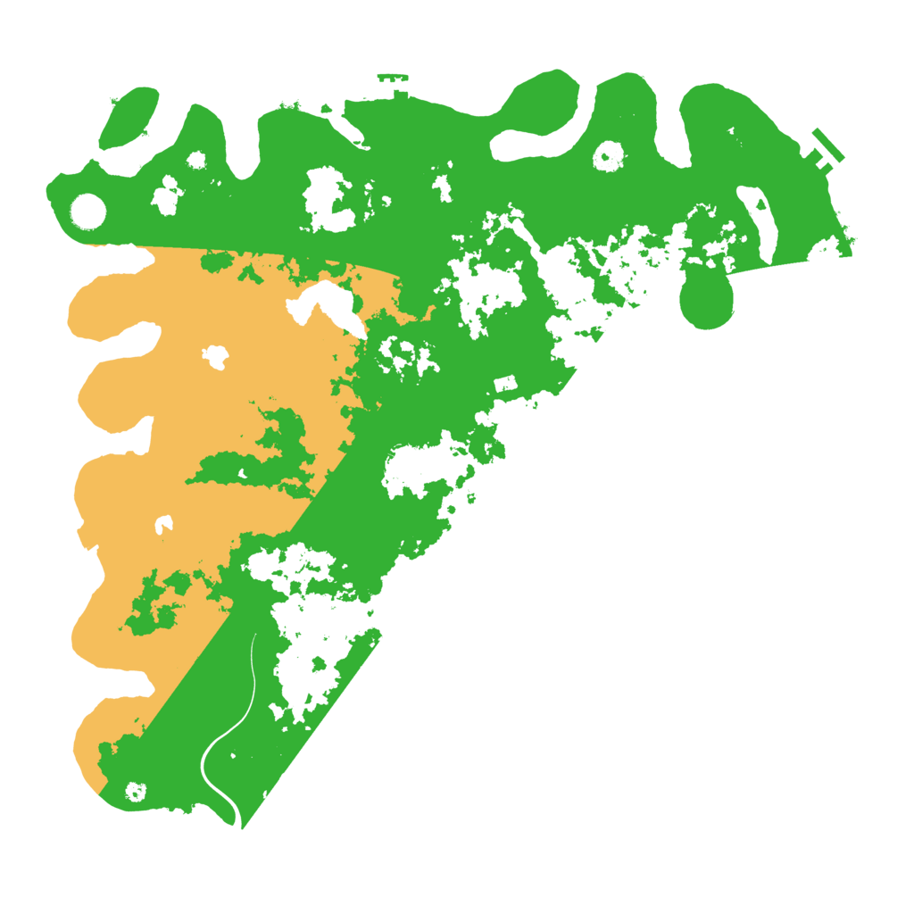 Biome Rust Map: Procedural Map, Size: 4500, Seed: 393975503