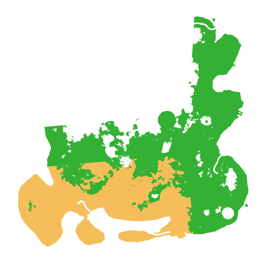 Biome Rust Map: Procedural Map, Size: 3950, Seed: 88096421