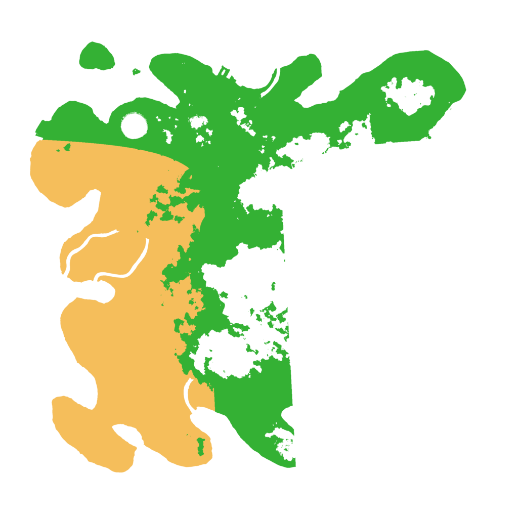 Biome Rust Map: Procedural Map, Size: 3500, Seed: 1099346354