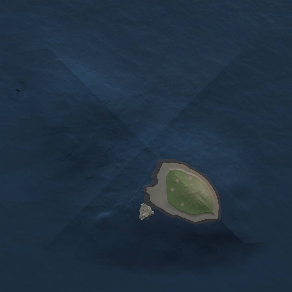 Rust Map: Procedural Map, Size: 1000, Seed: 1987668040, 3 Monuments