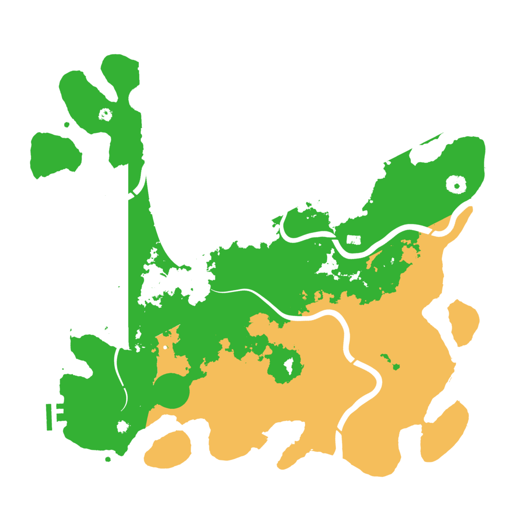 Biome Rust Map: Procedural Map, Size: 3900, Seed: 50423576