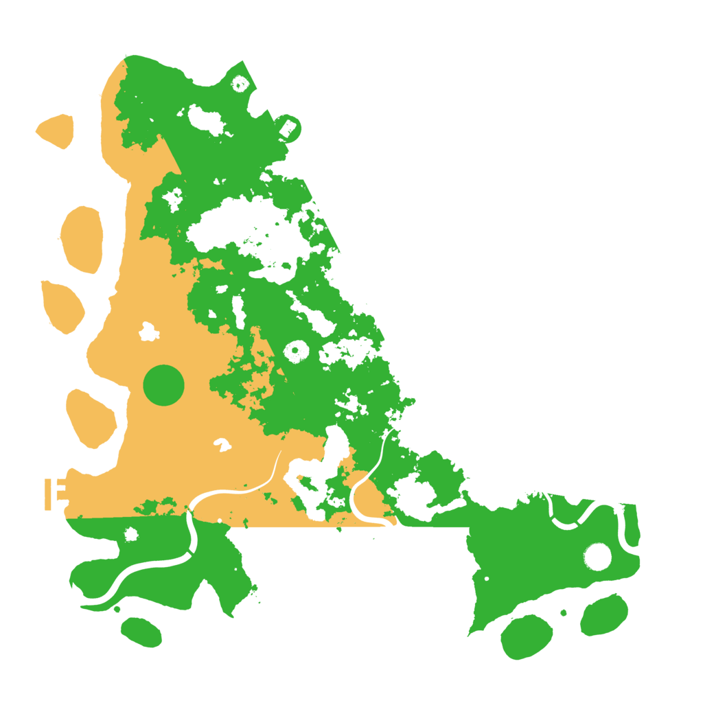 Biome Rust Map: Procedural Map, Size: 4500, Seed: 1349955339