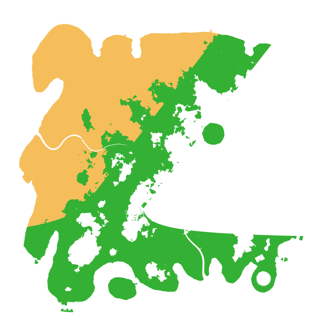 Biome Rust Map: Procedural Map, Size: 3950, Seed: 38956903