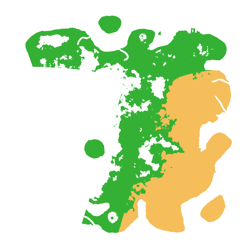 Biome Rust Map: Procedural Map, Size: 3550, Seed: 87508350