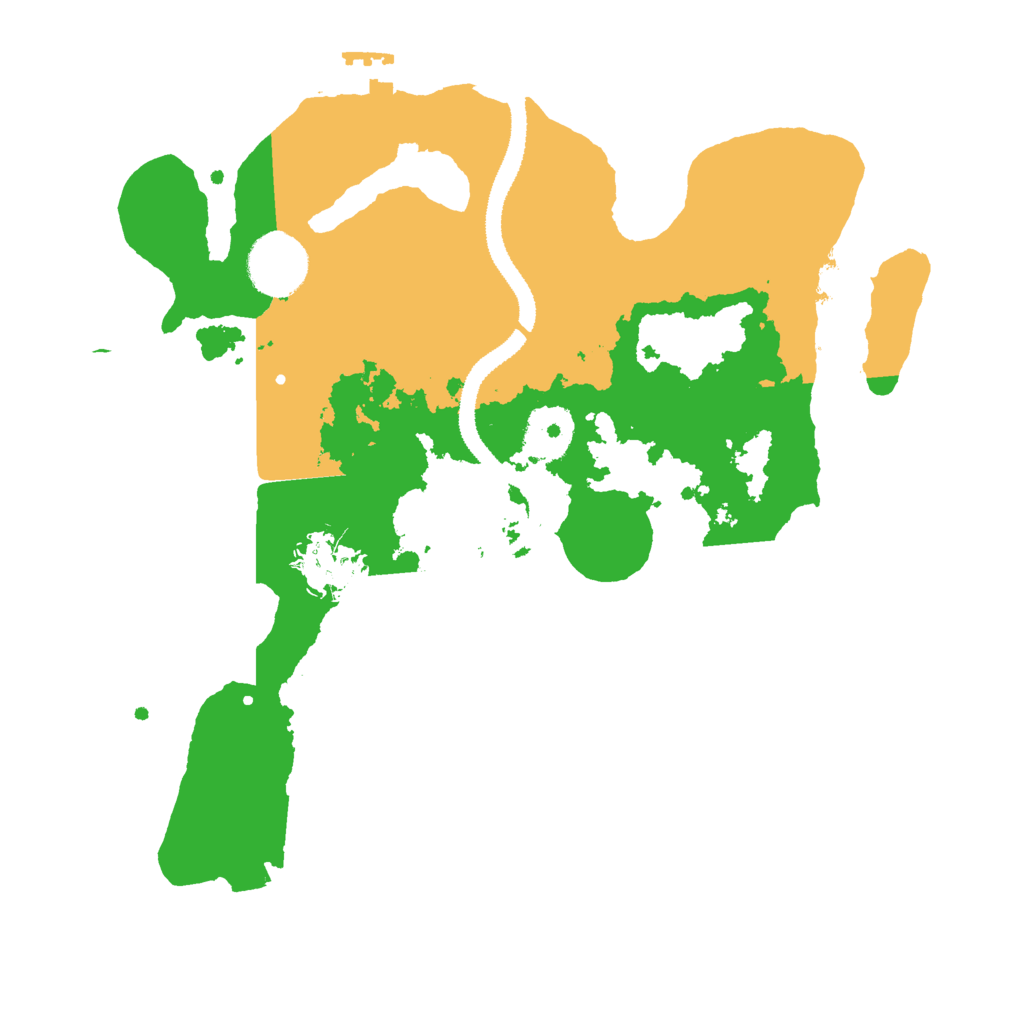 Biome Rust Map: Procedural Map, Size: 3000, Seed: 47736438