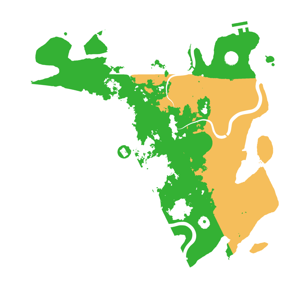 Biome Rust Map: Procedural Map, Size: 3800, Seed: 41510624
