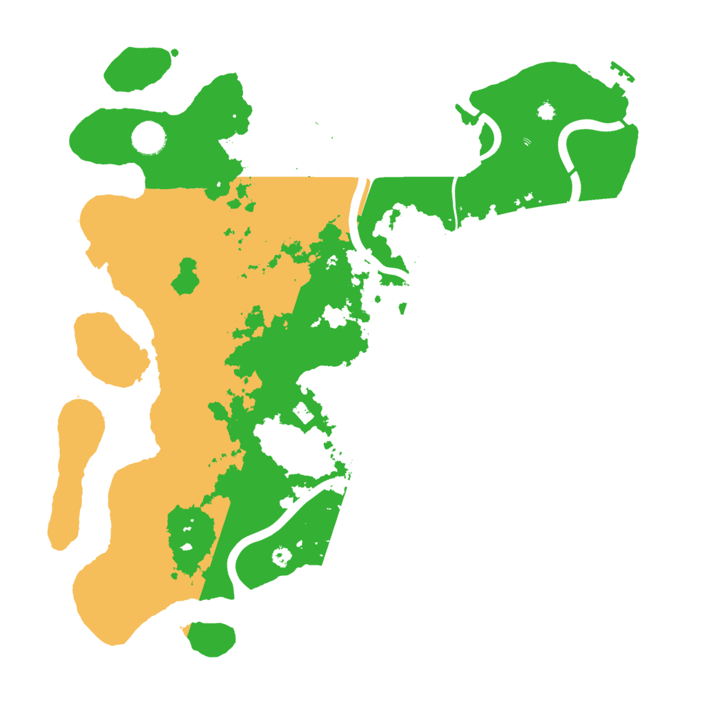 Biome Rust Map: Procedural Map, Size: 3700, Seed: 87722115