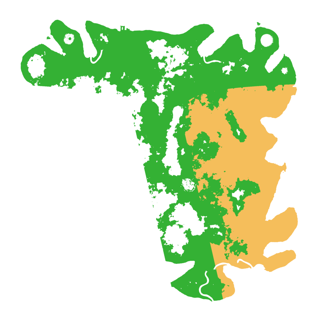 Biome Rust Map: Procedural Map, Size: 4500, Seed: 376181576