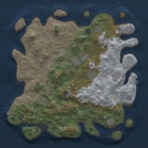 Thumbnail Rust Map: Procedural Map, Size: 4250, Seed: 317227874, 18 Monuments