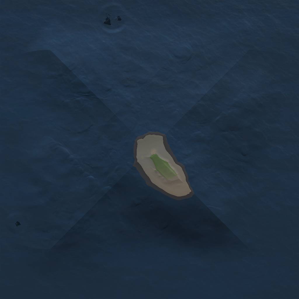 Rust Map: Procedural Map, Size: 1000, Seed: 919893931, 3 Monuments