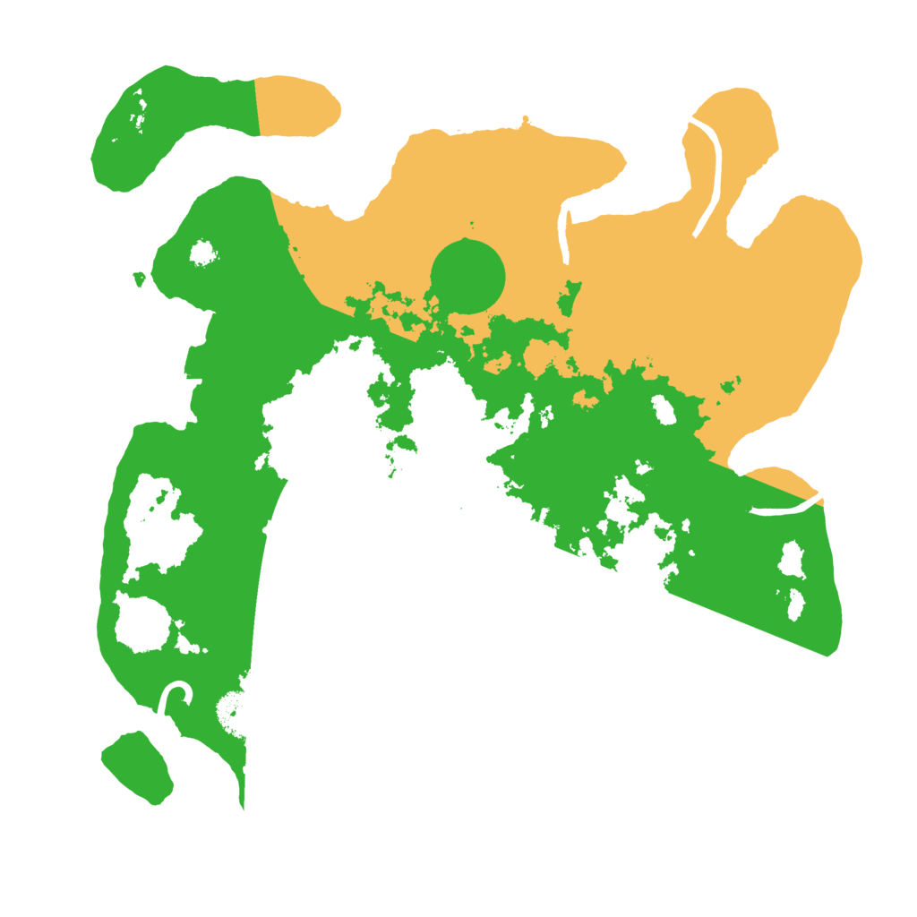 Biome Rust Map: Procedural Map, Size: 3250, Seed: 593053366
