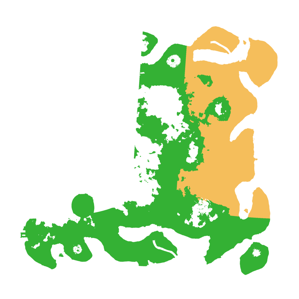 Biome Rust Map: Procedural Map, Size: 3500, Seed: 28873271