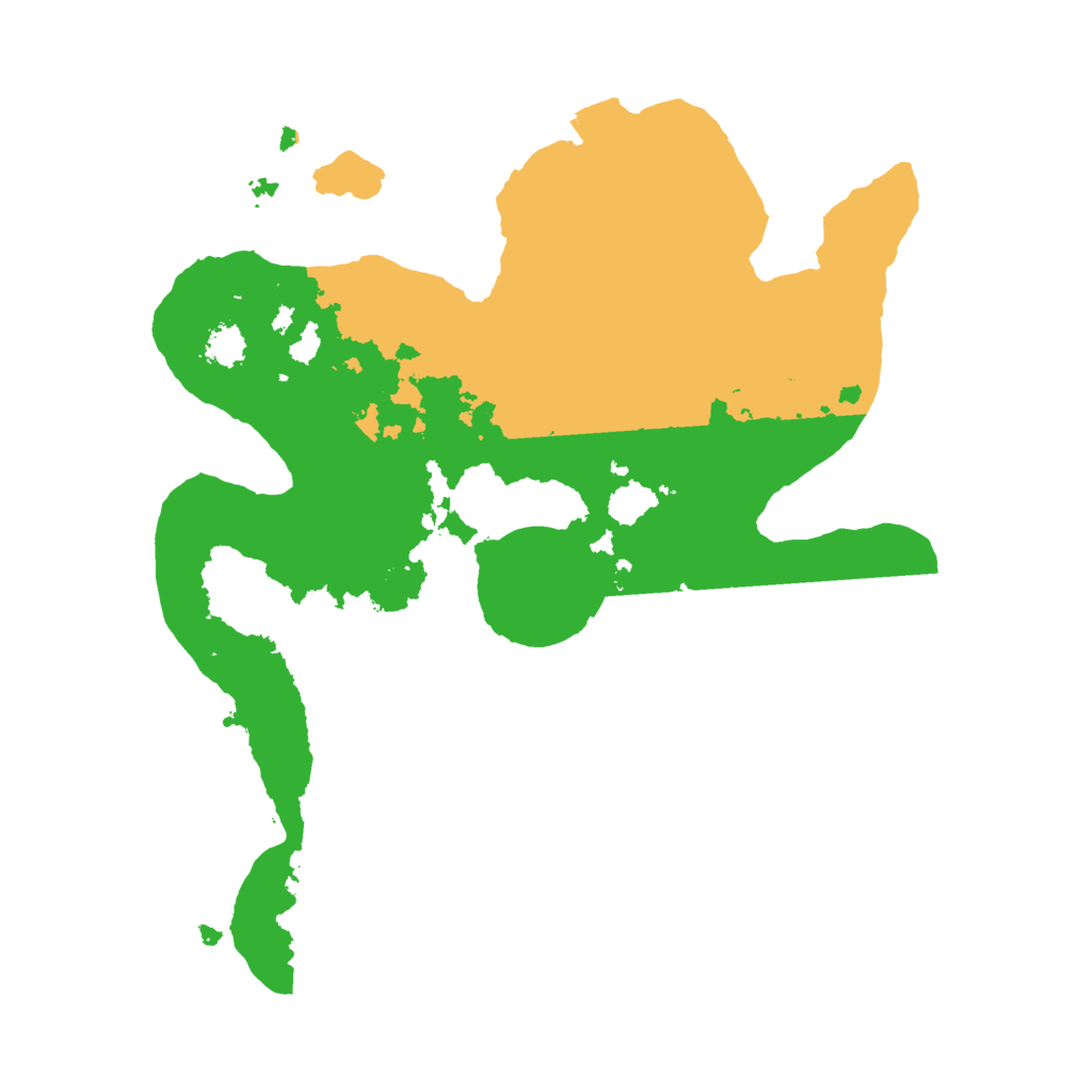 Biome Rust Map: Procedural Map, Size: 2400, Seed: 1629812016