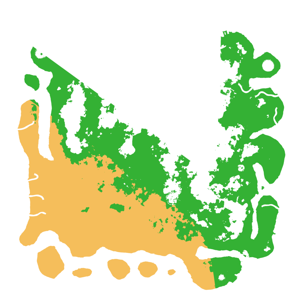 Biome Rust Map: Procedural Map, Size: 4500, Seed: 483036802