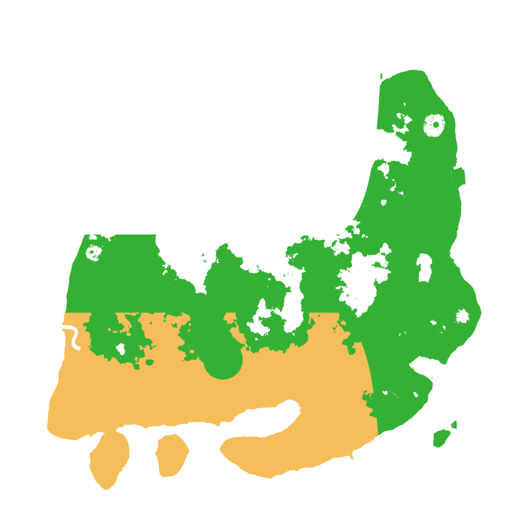 Biome Rust Map: Procedural Map, Size: 3500, Seed: 133732