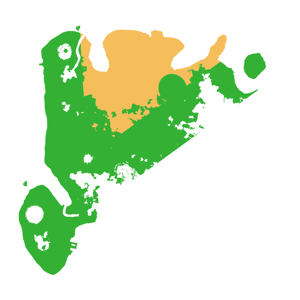 Biome Rust Map: Procedural Map, Size: 3000, Seed: 108571905