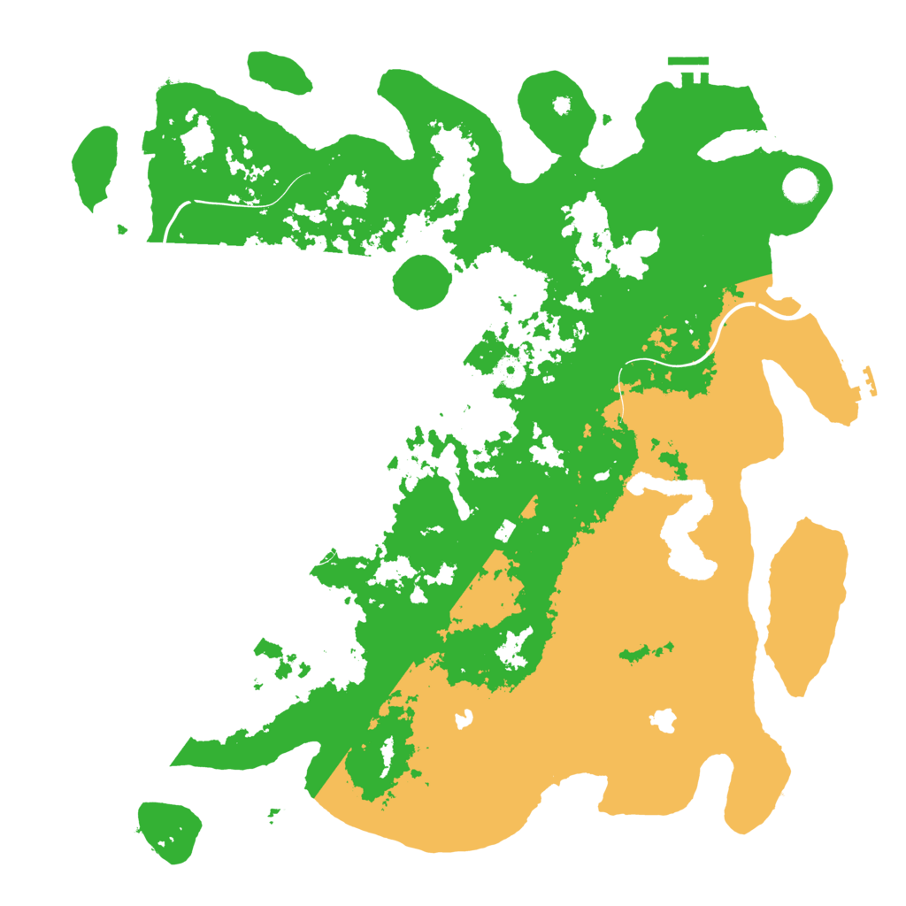 Biome Rust Map: Procedural Map, Size: 4500, Seed: 32417767