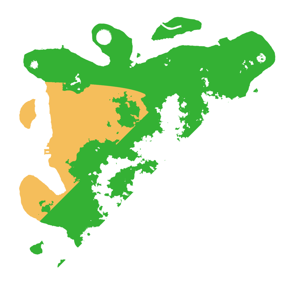 Biome Rust Map: Procedural Map, Size: 3500, Seed: 1038571