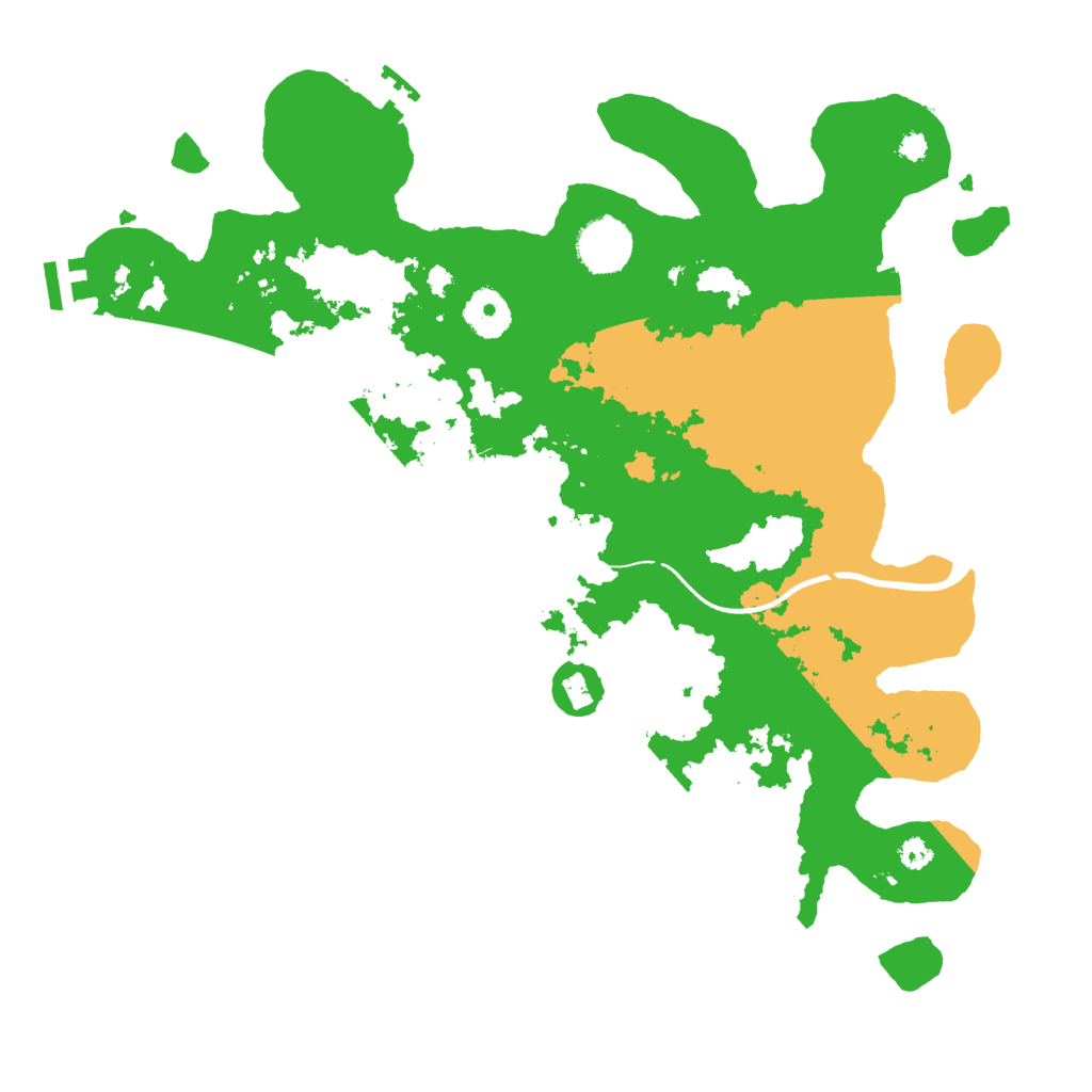 Biome Rust Map: Procedural Map, Size: 3500, Seed: 74813742