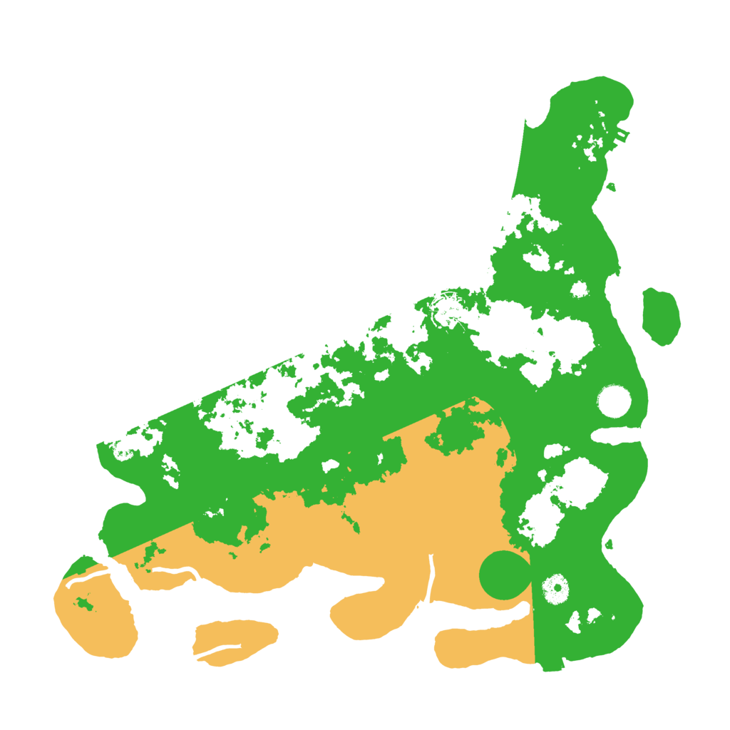 Biome Rust Map: Procedural Map, Size: 3900, Seed: 5884777