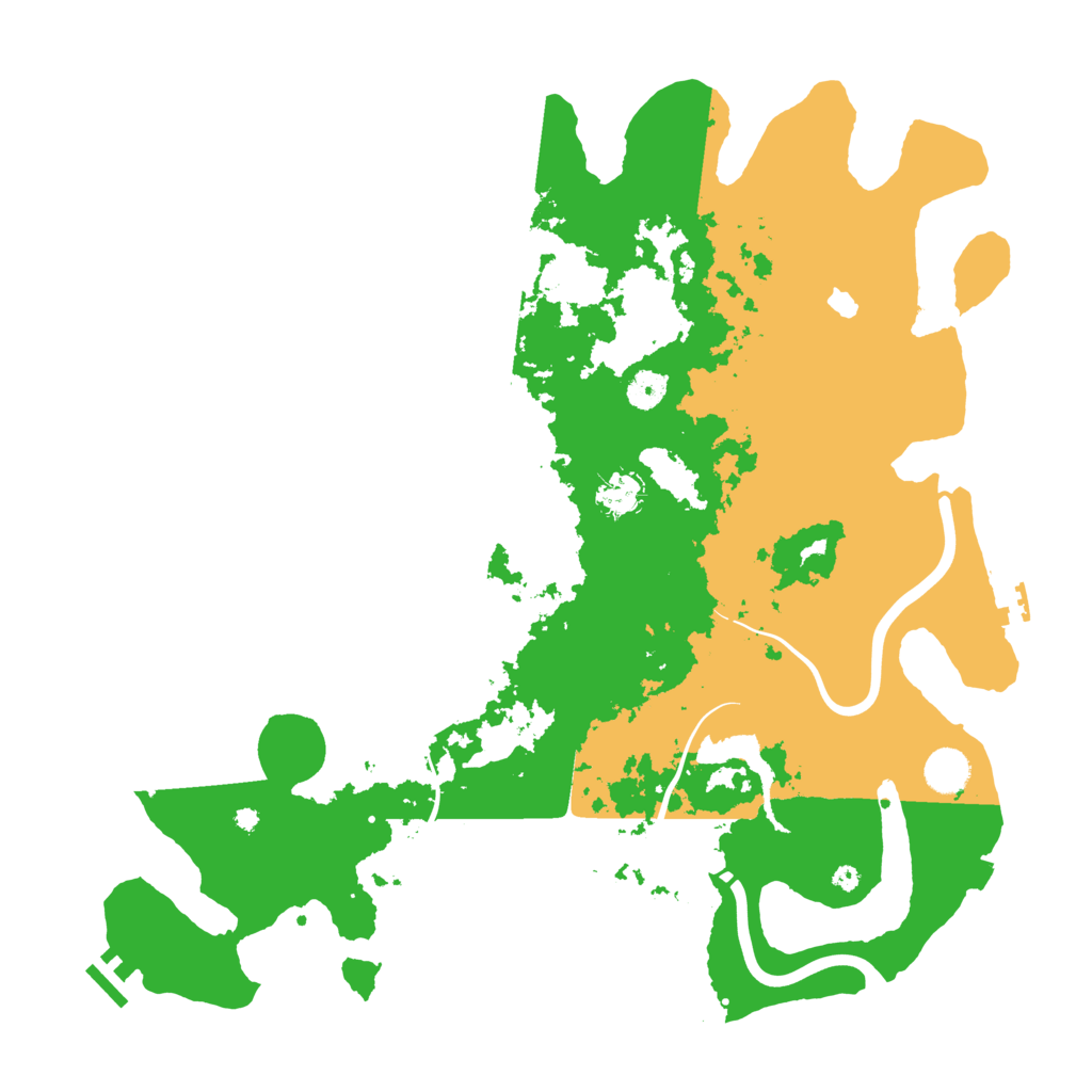 Biome Rust Map: Procedural Map, Size: 4250, Seed: 25856724