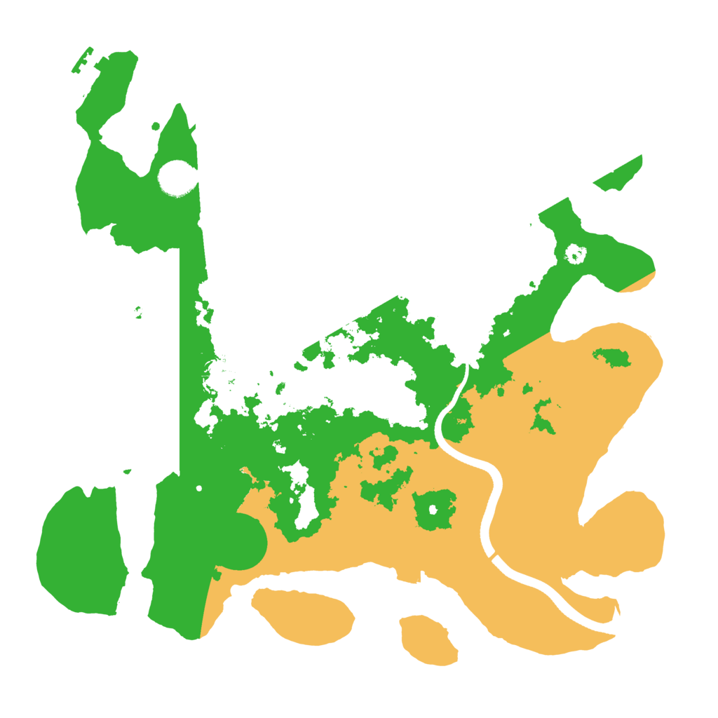 Biome Rust Map: Procedural Map, Size: 3500, Seed: 959671270