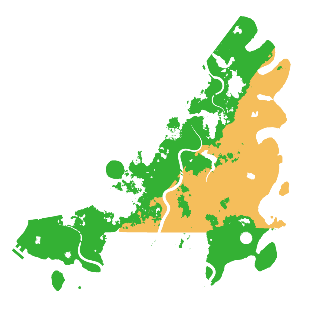 Biome Rust Map: Procedural Map, Size: 4500, Seed: 771758775