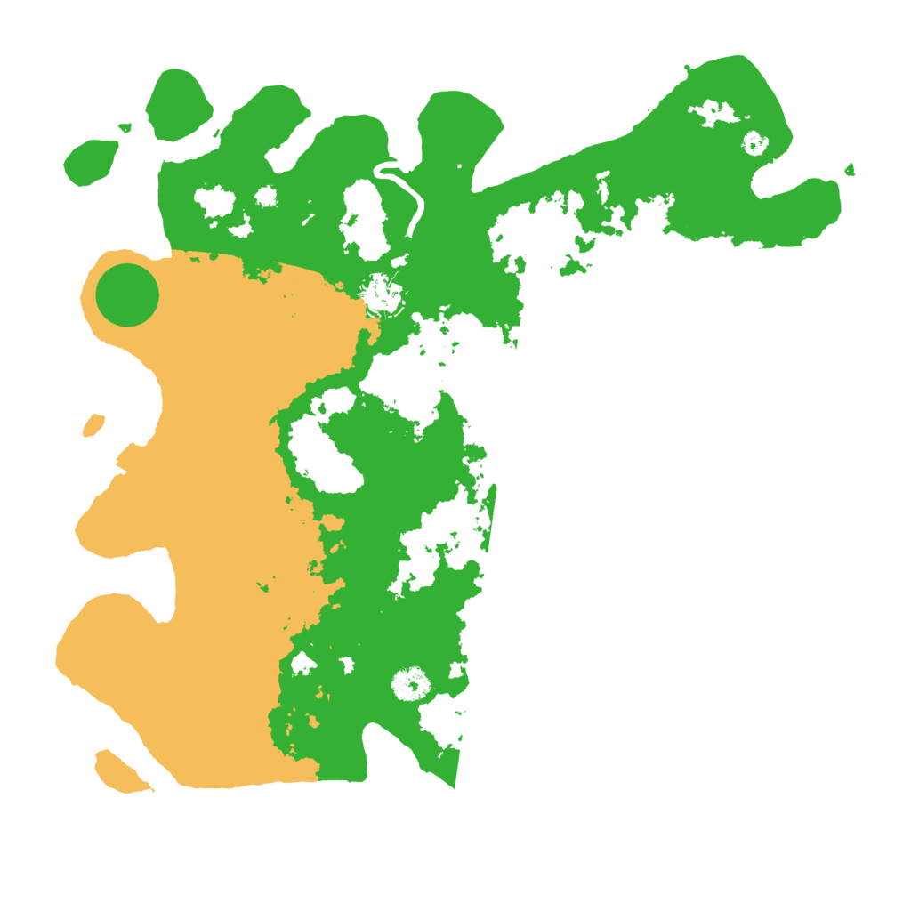 Biome Rust Map: Procedural Map, Size: 3800, Seed: 45772385
