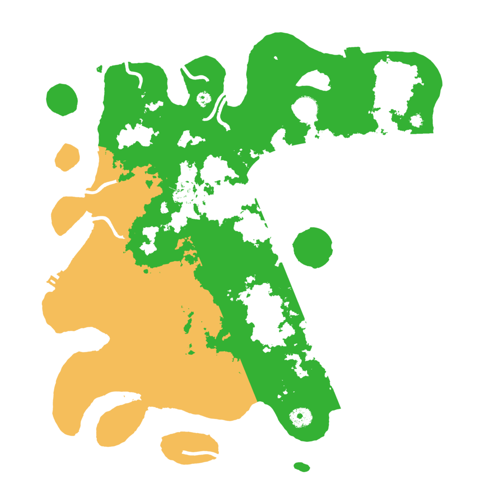 Biome Rust Map: Procedural Map, Size: 3600, Seed: 74342285