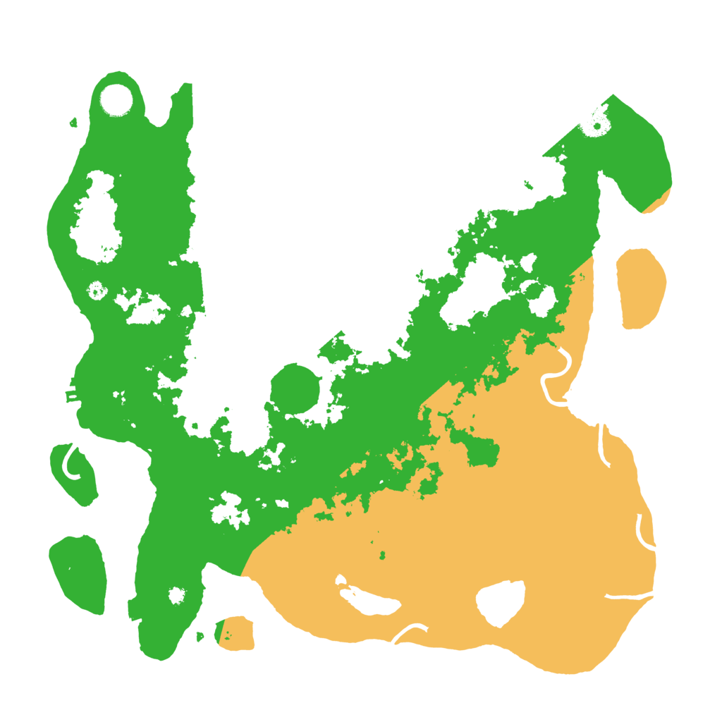 Biome Rust Map: Procedural Map, Size: 3950, Seed: 29267441