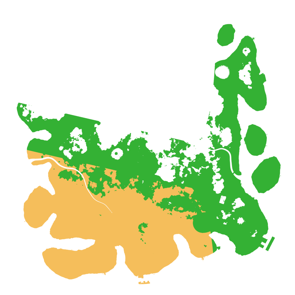 Biome Rust Map: Procedural Map, Size: 3950, Seed: 1848276