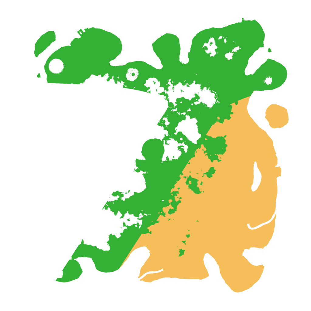 Biome Rust Map: Procedural Map, Size: 3700, Seed: 52132295