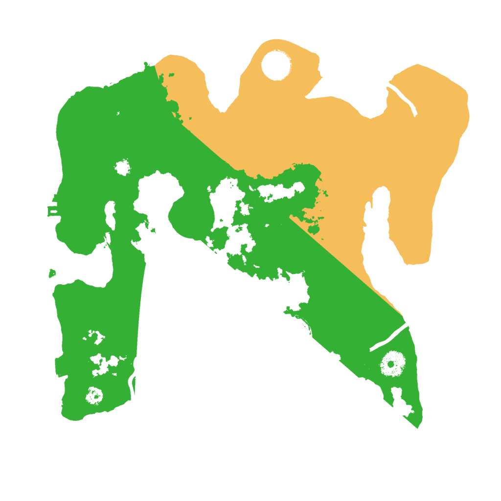 Biome Rust Map: Procedural Map, Size: 3000, Seed: 1617910056