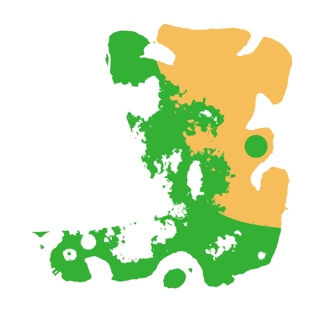 Biome Rust Map: Procedural Map, Size: 3650, Seed: 46125153