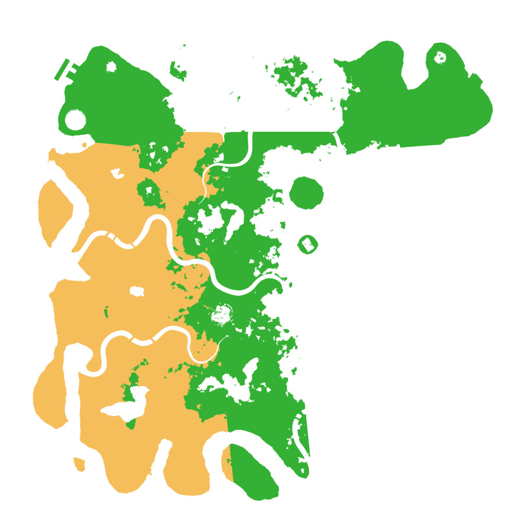 Biome Rust Map: Procedural Map, Size: 4500, Seed: 124241722